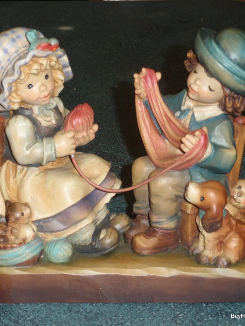 “A Loving Hand” ANRI Ferrandiz 6.5” Italian Limited Edition Wood Carving - GIFT!